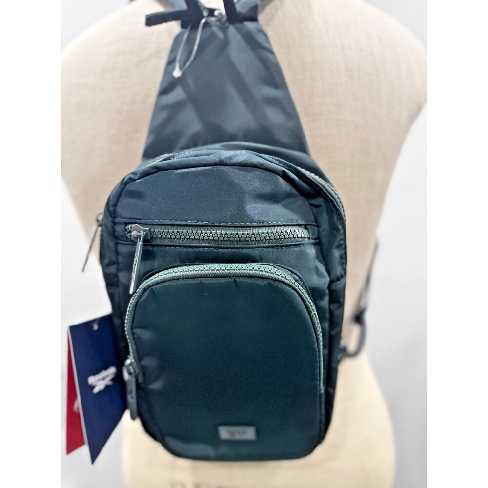 Reebok Cosmos Crossbody Bag Trek Green Adjustable Straps Lightweight NWT